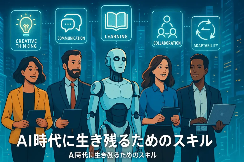 AI時代に生き残るためのスキルとは?AIを「最強のパートナー」にする5つの能力と実践ロードマップ