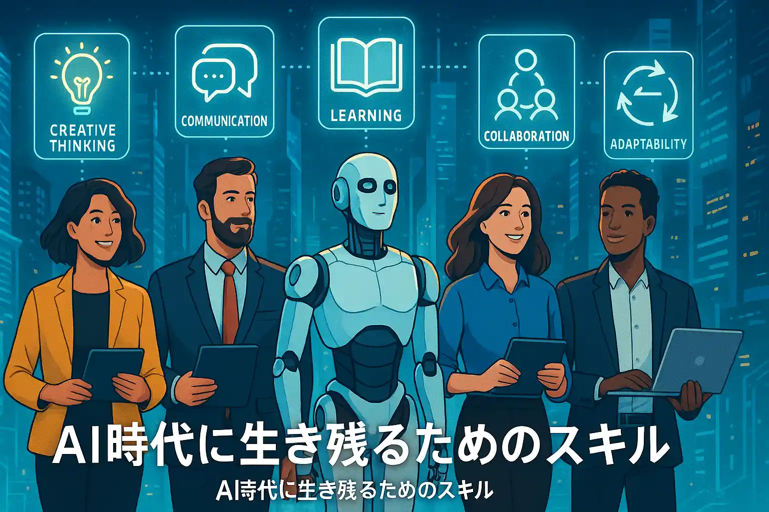 AI時代に生き残るためのスキルとは？AIを「最強のパートナー」にする5つの能力と実践ロードマップ