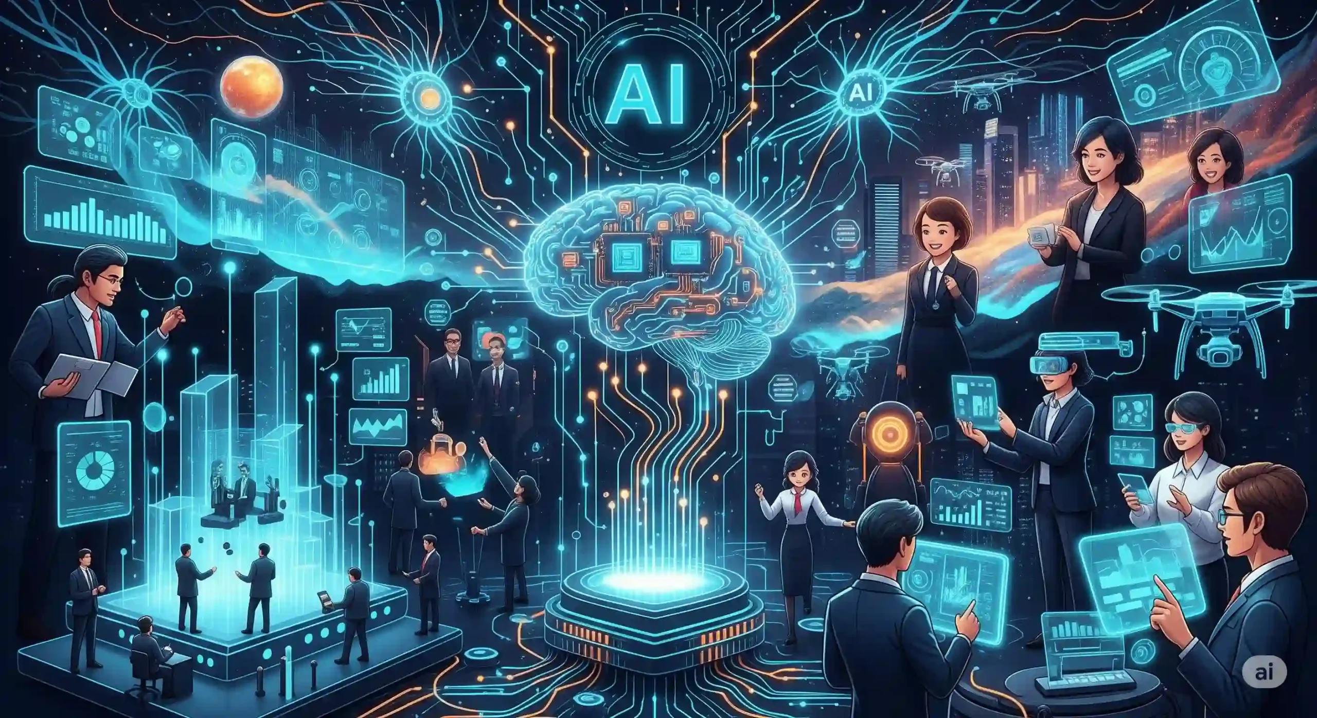 【2025年版】AI最新技術トレンド完全予測！AI革命を勝ち抜くビジネス戦略と個人の未来戦略