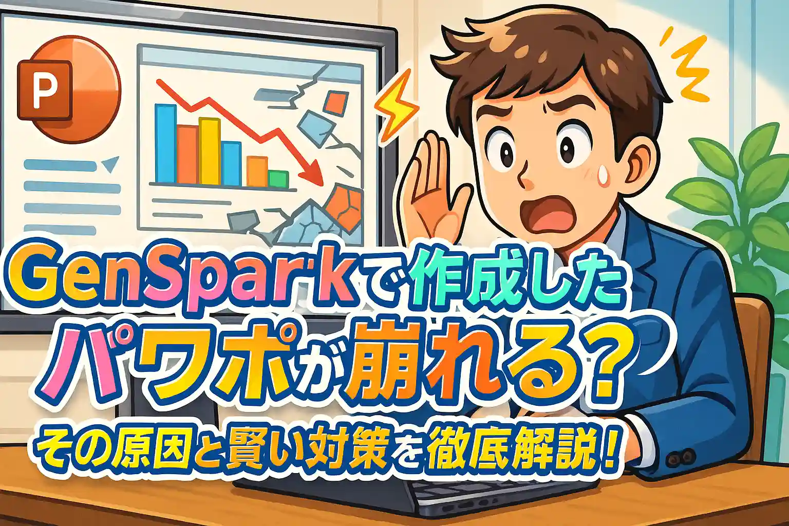 GenSparkで作成したパワポが崩れる？その原因と賢い対策を徹底解説！