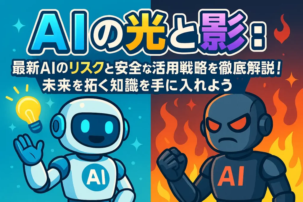 AIの光と影:最新AIのリスクと安全な活用戦略を徹底解説!未来を拓く知識を手に入れよう