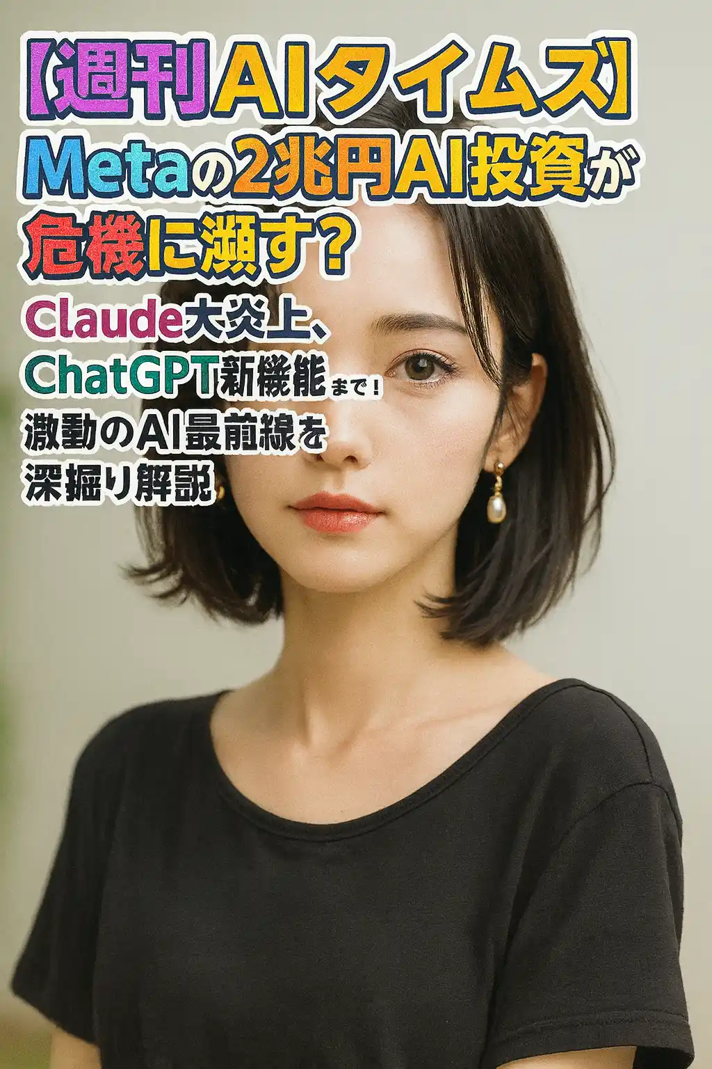 【週刊AIタイムズ】Metaの2兆円AI投資が危機に瀕す？Claude大炎上、ChatGPT新機能まで！激動のAI最前線を深掘り解説