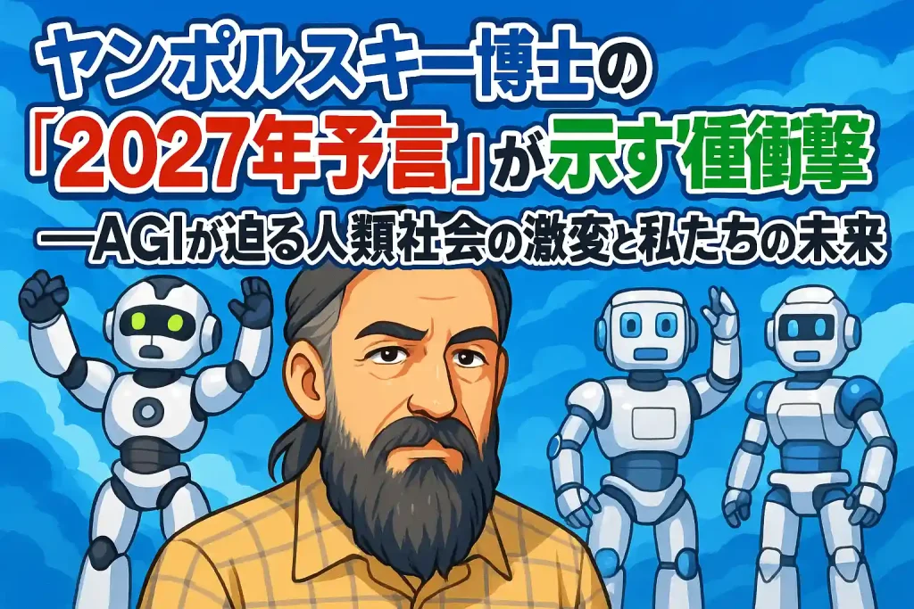 ヤンポルスキー博士の「2027年予言」が示す衝撃――AGIが迫る人類社会の激変と私たちの未来